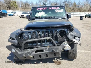 2020 Jeep Wrangler Unlimited Sport S with VIN 1C4HJXDN9LW164413, listed as a Copart auction lot 55100385 with 63,816 mi miles and Salvage title. Bid and sale history available at DreamBid. Image 5.