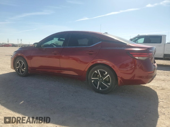 2024 Nissan Sentra SV with VIN 3N1AB8CV2RY258143, listed as a Copart auction lot 43772765 with 27,802 mi miles and Salvage Title. Bid and sale history available at carsss.com. Image 2.