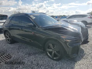 2025 Genesis GV70 Sport with VIN 5NMMCDTC0SH031404, listed as a Copart auction lot 56871775 with 1,687 mi miles and Salvage title. Bid and sale history available at DreamBid. Image 4.