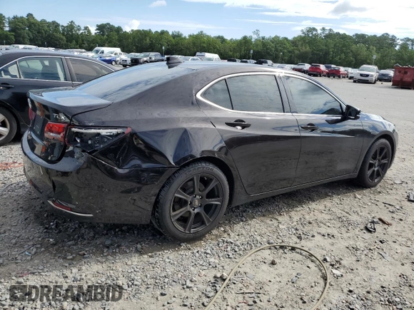 2015 Acura TLX V6 Advance with VIN 19UUB2F7XFA015315, listed as a Copart auction lot 58861154 with 88,858 mi miles and Salvage Title. Bid and sale history available at carsss.com. Image 3.