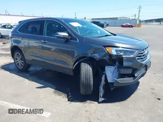 2019 Ford Edge Titanium with VIN 2FMPK4K94KBB47043, listed as a IAAI auction lot 42403321 with 24,267 mi miles and . Bid and sale history available at DreamBid. Image 1.