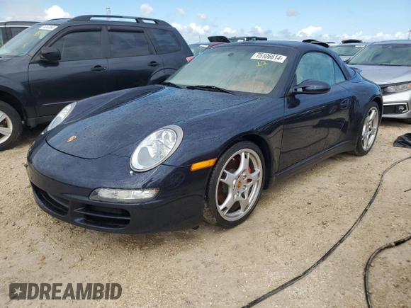 2008 Porsche 911 Carrera S with VIN WP0CB29998S776213, listed as a Copart auction lot 75106614 with Not Provided miles and Non Repairable. Bid and sale history available at DreamBid. Image 1.