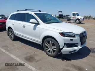 2013 Audi Q7 Premium Plus with VIN WA1LGAFE8DD010690, listed as a IAAI auction lot 42152906 with 152,351 mi miles and . Bid and sale history available at DreamBid. Image 1.