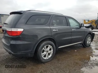 2013 Dodge Durango Crew with VIN 1C4RDHDG5DC663991, listed as a Copart auction lot 48491985 with 143,310 mi miles and Salvage Title. Bid and sale history available at carsss.com. Image 3.