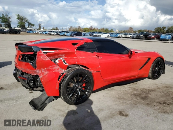 2015 Chevrolet Corvette Z51 2LT with VIN 1G1YK2D78F5123114, listed as a Copart auction lot 85503114 with 58,452 mi miles and Salvage title. Bid and sale history available at DreamBid. Image 3.