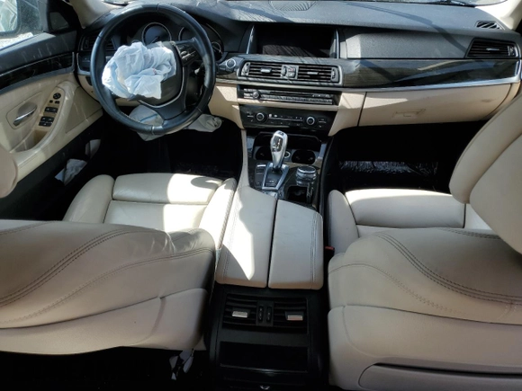 2015 BMW 5 Series 535i with VIN WBA5B1C59FD920690, listed as a Copart auction lot 49228425 with Not Provided miles and Salvage Title. Bid and sale history available at carsss.com. Image 8.