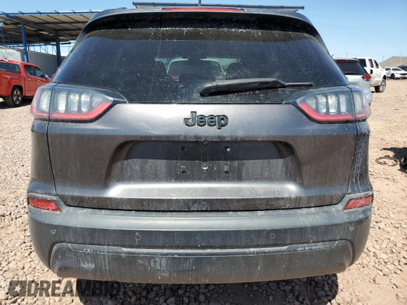 2020 Jeep Cherokee Altitude with VIN 1C4PJLLB3LD543785, listed as a Copart auction lot 50270105 with 69,774 mi miles and Salvage title. Bid and sale history available at DreamBid. Image 6.