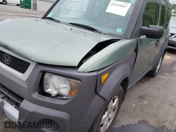 2003 Honda Element EX with VIN 5J6YH28563L044167, listed as a IAAI auction lot 42115847 with 206,937 mi miles and . Bid and sale history available at DreamBid. Image 6.