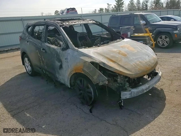 2013 Hyundai Santa Fe 2.0T Sport with VIN 5XYZWDLA8DG033507, listed as a Copart auction lot 51593645 with 0 mi miles and Salvage Title. Bid and sale history available at carsss.com. Image 12.