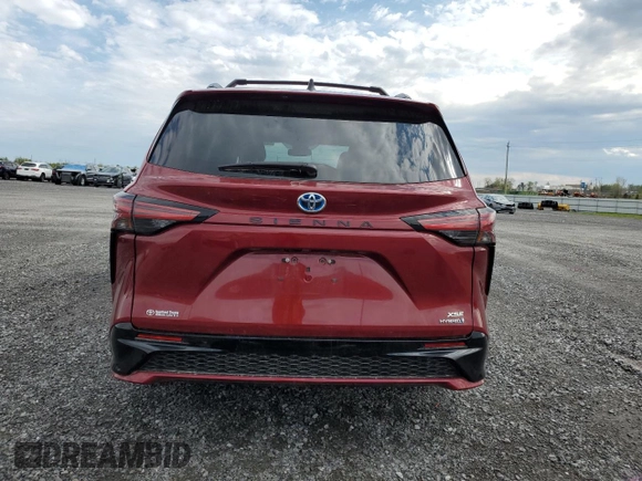 2023 Toyota Sienna LE with VIN 5TDGRKEC8PS158841, listed as a Copart auction lot 54771044 with 10,564 mi miles and Clean Title. Bid and sale history available at carsss.com. Image 6.