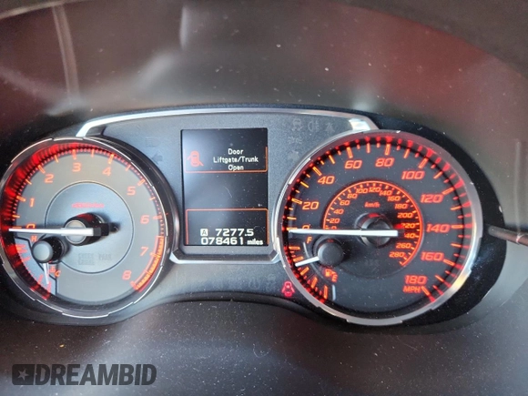 2017 Subaru WRX Premium with VIN JF1VA1E69H8840299, listed as a Copart auction lot 59629635 with 78,461 mi miles and Salvage title. Bid and sale history available at DreamBid. Image 9.