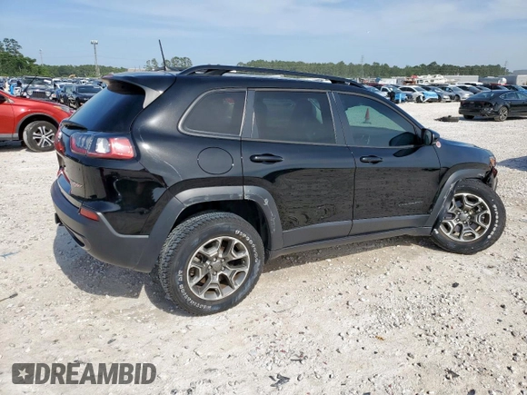 2022 Jeep Cherokee Trailhawk with VIN 1C4PJMBX5ND549240, listed as a Copart auction lot 56743785 with 11,392 mi miles and Salvage title. Bid and sale history available at DreamBid. Image 3.