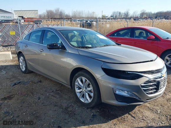 2022 Chevrolet Malibu LT with VIN 1G1ZD5ST7NF154833, listed as a IAAI auction lot 42063677 with 107,804 mi miles. Bid and sale history available at carsss.com. Image 1.
