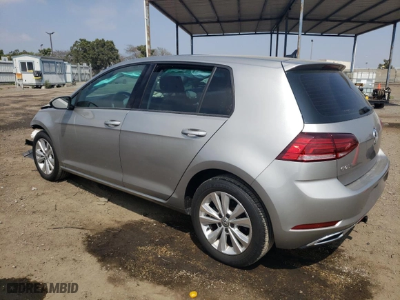 2020 Volkswagen Golf TSI with VIN 3VWG57AU9LM001432, listed as a Copart auction lot 53353313 with 19,200 mi miles. Bid and sale history available at carsss.com. Image 2.