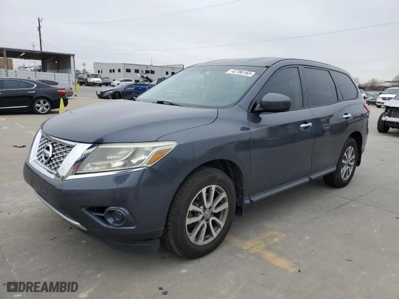 2013 Nissan Pathfinder Platinum with VIN 5N1AR2MN0DC643945, listed as a Copart auction lot 42786165 with 122,653 mi miles and Clean Title. Bid and sale history available at carsss.com. Image 1.