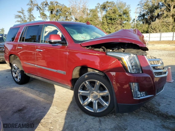 2019 Cadillac Escalade Premium Luxury with VIN 1GYS4CKJ8KR190191, listed as a Copart auction lot 84697364 with 22,182 mi miles and Salvage Title. Bid and sale history available at carsss.com. Image 4.