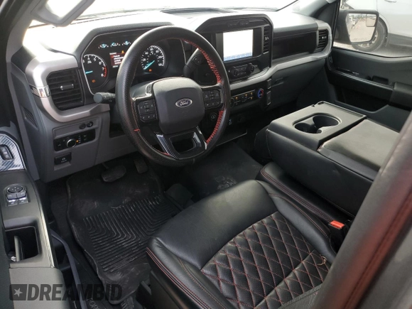 2023 Ford F-150 XL with VIN 1FTMF1C5XPKF21948, listed as a Copart auction lot 75918134 with 6,922 mi miles and Clean Title. Bid and sale history available at carsss.com. Image 8.