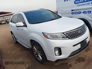2014 Kia Sorento SX Limited with VIN 5XYKWDA7XEG448354, listed as a IAAI auction lot 41560287 with 156,380 mi miles. Bid and sale history available at carsss.com. Image 1.