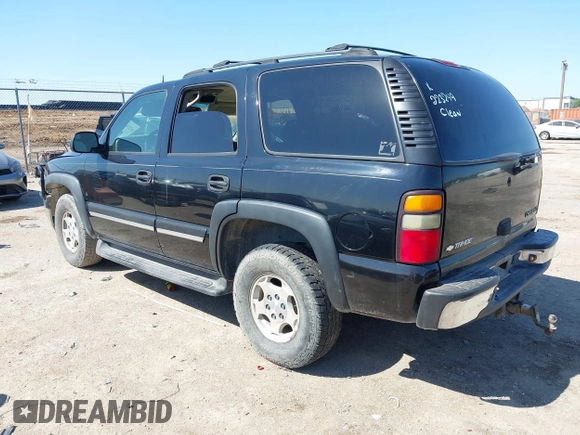 2005 Chevrolet Tahoe Police z VIN 1GNEC13Z15R223249, wystawiony jako IAAI lot #41874311 z przebiegiem 144 681 mil mil oraz . Historia ofert i sprzedaży dostępna na DreamBid. Obrazek 3.
