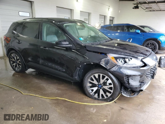 2020 Ford Escape SE Sport Hybrid with VIN 1FMCU9BZ7LUC23937, listed as a Copart auction lot 43950695 with 49,452 mi miles and Salvage Title. Bid and sale history available at DreamBid. Image 4.
