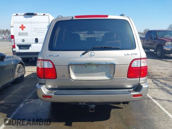 2000 Lexus LX 470 with VIN JT6HT00W8Y0118377, listed as a IAAI auction lot 41787649 with 230,442 mi miles and . Bid and sale history available at carsss.com. Image 16.