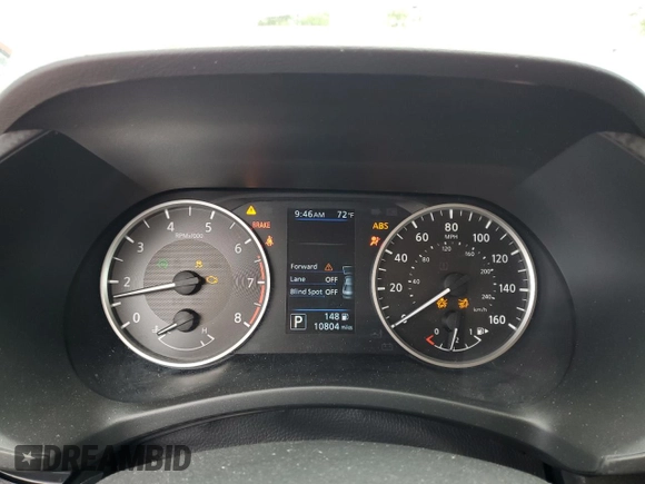 2025 Nissan Sentra S z VIN 3N1AB8BV4SY227080, wystawiony jako Copart lot #57001445 z przebiegiem 10 804 mil mil oraz Czysty tytuł • Clean title. Historia ofert i sprzedaży dostępna na DreamBid. Obrazek 9.