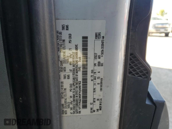 2015 Ford Transit Cargo with VIN 1FTYR2ZM0FKA99782, listed as a Copart auction lot 69564384 with Not Provided miles and Salvage Title. Bid and sale history available at carsss.com. Image 12.