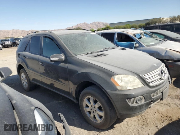 2007 Mercedes-Benz M 350 with VIN 4JGBB86E67A152675, listed as a Copart auction lot 88589935 with 81,634 mi miles and Salvage Title. Bid and sale history available at DreamBid. Image 4.