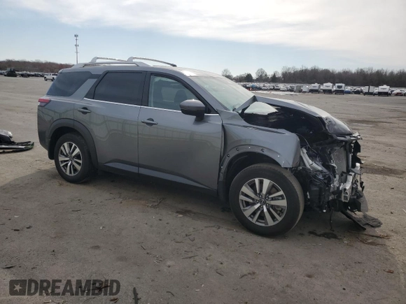 2023 Nissan Pathfinder SL with VIN 5N1DR3CC1PC234294, listed as a Copart auction lot 49894495 with 29,442 mi miles and Salvage title. Bid and sale history available at DreamBid. Image 4.