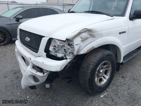 2002 Ford Ranger XL Fleet with VIN 1FTYR44U32PA59454, listed as a IAAI auction lot 41406926 with 241,534 mi miles. Bid and sale history available at carsss.com. Image 6.