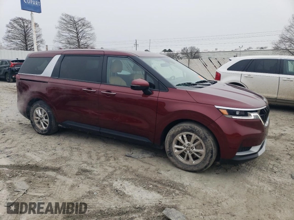 2023 Kia Carnival LX with VIN KNDNB4H36P6254924, listed as a Copart auction lot 45741845 with 47,882 mi miles and Salvage Title. Bid and sale history available at carsss.com. Image 4.