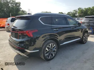 2022 Hyundai Santa Fe Calligraphy with VIN 5NMS54AL8NH450061, listed as a Copart auction lot 54738305 with 74,051 mi miles and Salvage title. Bid and sale history available at DreamBid. Image 3.