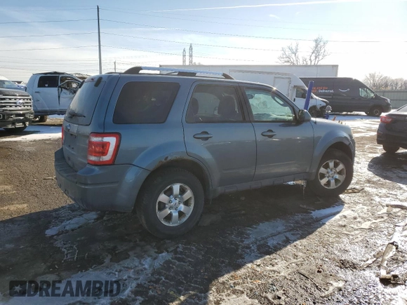 2012 Ford Escape Limited with VIN 1FMCU0E75CKB29640, listed as a Copart auction lot 44436625 with 172,271 mi miles and Clean Title. Bid and sale history available at DreamBid. Image 3.
