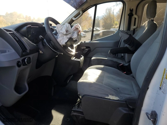 2017 Ford Transit Wagon XL with VIN 1FBZX2ZM7HKA23378, listed as a Copart auction lot 87117694 with 0 mi miles and Salvage Title. Bid and sale history available at carsss.com. Image 7.