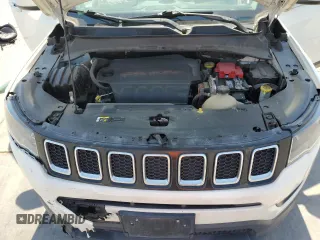 2020 Jeep Compass Latitude with VIN 3C4NJCBB7LT169197, listed as a Copart auction lot 74773554 with 107,814 mi miles and Salvage title. Bid and sale history available at DreamBid. Image 12.