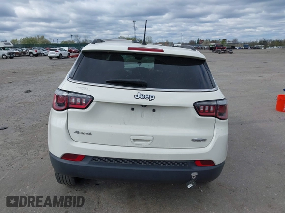 2017 Jeep Compass Latitude с VIN 3C4NJDBB3HT692391, выставлен на аукционе IAAI как лот 42048619 с пробегом 62 850 миль миль и . История ставок и продаж доступна на DreamBid. Изображение 16.
