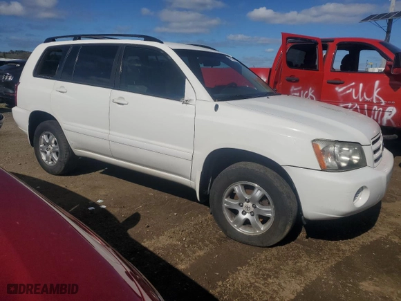 2002 Toyota Highlander with VIN JTEHF21A620064045, listed as a Copart auction lot 47420165 with 165,573 mi miles and Salvage Title. Bid and sale history available at carsss.com. Image 4.