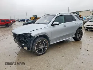 2023 Mercedes-Benz GLE 580 with VIN 4JGFB8GB5PA941499, listed as a Copart auction lot 49953785 with 22,102 mi miles and Salvage title. Bid and sale history available at DreamBid. Image 1.