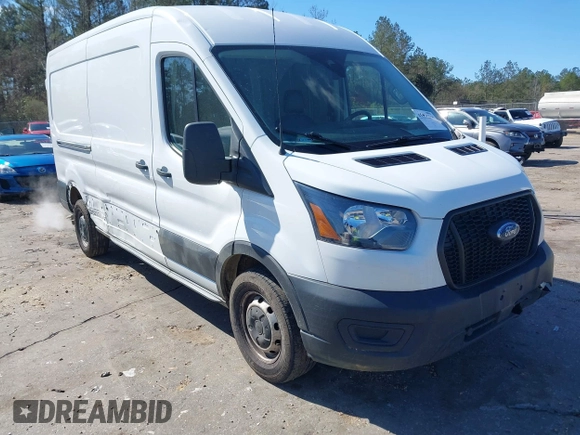 2023 Ford Transit Cargo with VIN 1FTBR1C88PKA07752, listed as a IAAI auction lot 41590510 with 71,062 mi miles and . Bid and sale history available at DreamBid. Image 1.