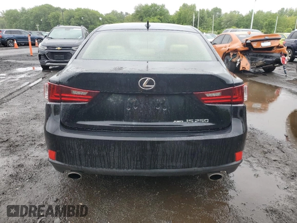 2014 Lexus IS 250 with VIN JTHCF1D25E5003949, listed as a Copart auction lot 58034355 with 132,647 mi miles and Salvage title. Bid and sale history available at DreamBid. Image 6.
