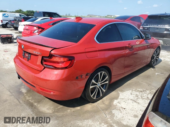 2020 BMW 2 Series 230i xDrive with VIN WBA2J3C06L7F02008, listed as a Copart auction lot 51309933 with 14,638 mi miles. Bid and sale history available at carsss.com. Image 3.
