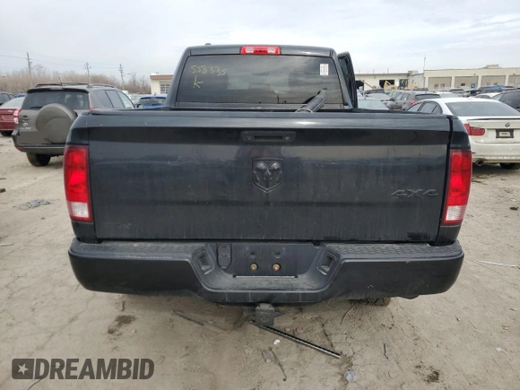 2017 Ram 1500 Express with VIN 1C6RR7FG8HS558339, listed as a Copart auction lot 41908714 with 117,968 mi miles and Non Repairable. Bid and sale history available at carsss.com. Image 6.