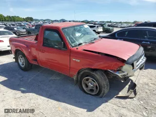 1998 Ford Ranger XL with VIN 1FTYR14U8WTA42922, listed as a Copart auction lot 76815634 with 106,540 mi miles and Salvage Title. Bid and sale history available at carsss.com. Image 4.