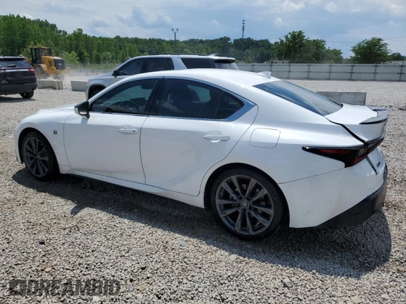 2021 Lexus IS 350 F Sport z VIN JTHGZ1E24M5020585, wystawiony jako Copart lot #58933745 z przebiegiem 53 446 mil mil oraz Szkoda całkowita • Salvage title. Historia ofert i sprzedaży dostępna na DreamBid. Obrazek 2.