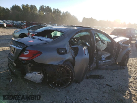 2019 Mercedes-Benz E 63 S AMG with VIN WDDZF8KB9KA505458, listed as a Copart auction lot 81146624 with Not Provided miles and Salvage Title. Bid and sale history available at DreamBid. Image 3.