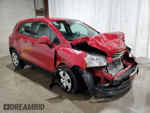 2015 Chevrolet Trax LS with VIN KL7CJKSB0FB161592, listed as a Copart auction lot 51082145 with 174,712 mi miles and Salvage Title. Bid and sale history available at carsss.com. Image 4.