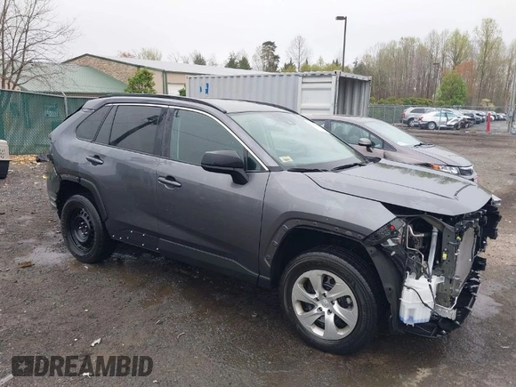 2021 Toyota RAV4 LE with VIN 2T3H1RFV3MC136570, listed as a IAAI auction lot 41948469 with 25,630 mi miles. Bid and sale history available at carsss.com. Image 1.