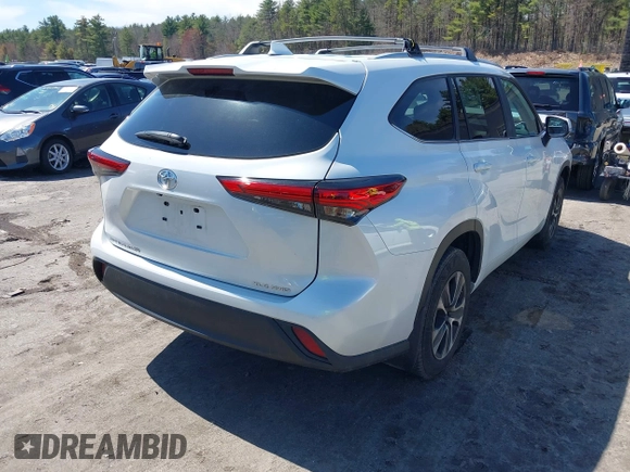 2023 Toyota Highlander L with VIN 5TDKDRBHXPS044812, listed as a IAAI auction lot 42026730 with 27,591 mi miles and . Bid and sale history available at DreamBid. Image 4.