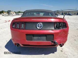 2013 Ford Mustang V6 with VIN 1ZVBP8EM9D5217390, listed as a Copart auction lot 50158865 with 128,928 mi miles and Salvage title. Bid and sale history available at DreamBid. Image 6.