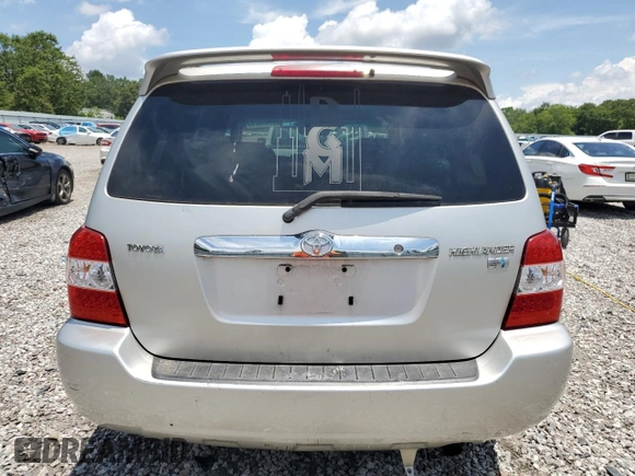 2006 Toyota Highlander with VIN JTEDW21A360003367, listed as a Copart auction lot 60790925 with 264,268 mi miles and Clean title. Bid and sale history available at DreamBid. Image 6.